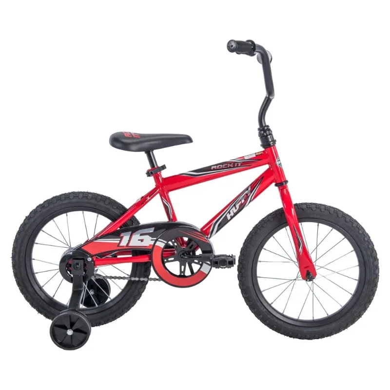 

Huffy 16 in. Rock It Boy Kids Bike, Ages 4+ Years, Red road bike