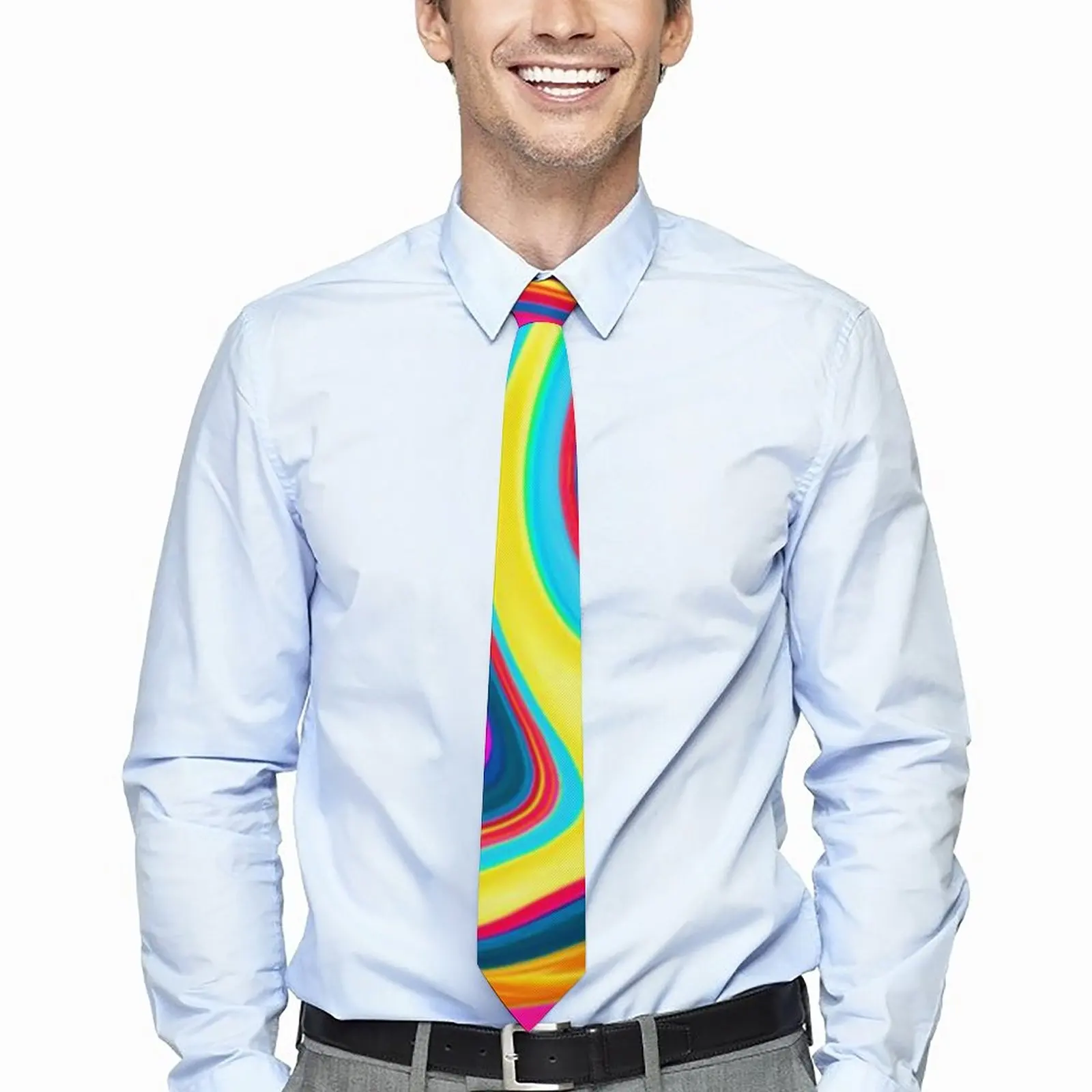 

Галстук хиппи, краситель, Радужный, абстрактный, повседневная одежда, галстуки для шеи, Ретро стиль, повседневный галстук для мужчин, графический воротник, галстук, Подарок, Идея