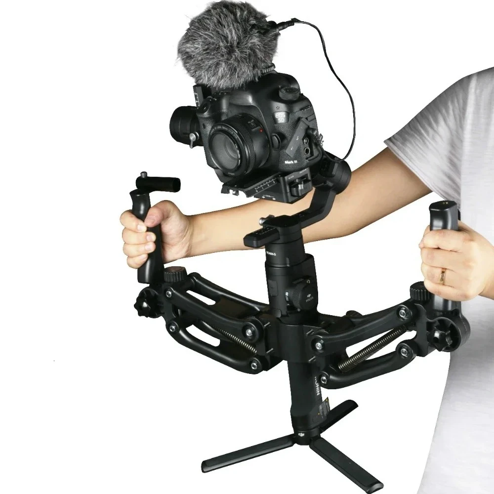 Фото 3-осевой пружинный подвес с двойной ручкой для ZHIYUN Crane 2 DJI Ronin S MOZA AIRCROSS Smooth 4 OSMO mobile 2 AK2000 AK4000 №2