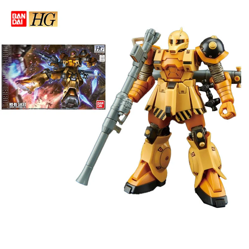 

Оригинальный Bandai 07600 HGGT 1/144 мобильный костюм Gundam Thunderbolt MS-05B Zaku I Сборная модель Коллекционная экшн-фигурка игрушка
