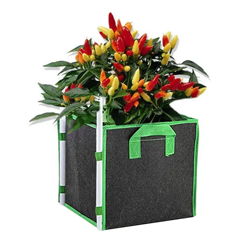 

Grow Bags Breathable Nonwoven Fabric Pots With Handles Plant Growing Containers For Outdoor Indoor Garden Vegetables Flower