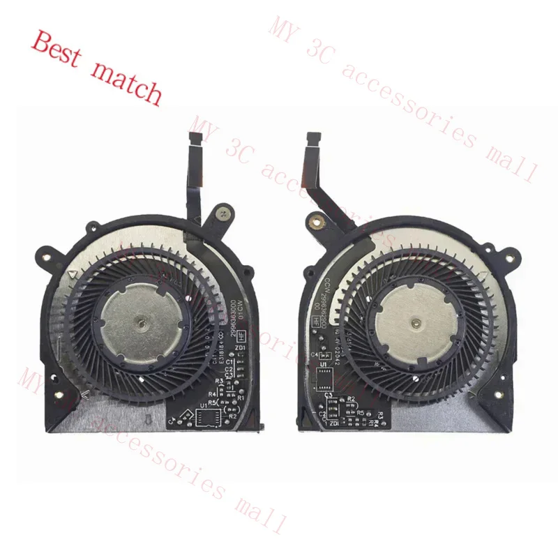 Новый оригинальный вентилятор охлаждения ЦП и ГП для ноутбука DELL XPS 13 7390 2 в 1 кулер