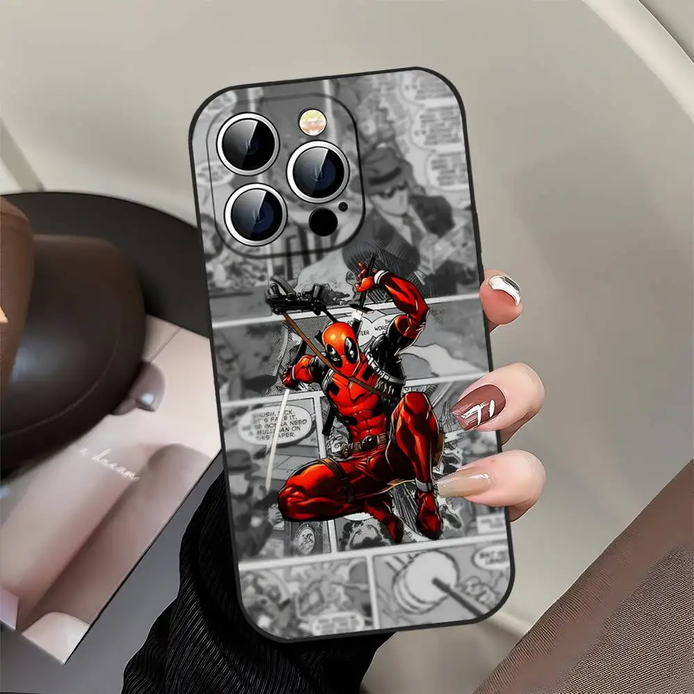Фото Чехол для телефона Cool-D-deadpoolS, черный, подходит для iPhone 17, 16, 15, 11, 13, 14 Pro Max, Plus, X, Xr, Xs Max, 13 Mini №5