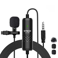 synco lav s6e professional lavalier microphone clip on omnidirectional condenser lapel mic