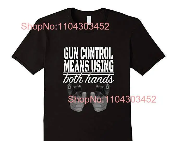 Футболка 2-я поправка Забавный пистолет для энтузиастов контроля означает с