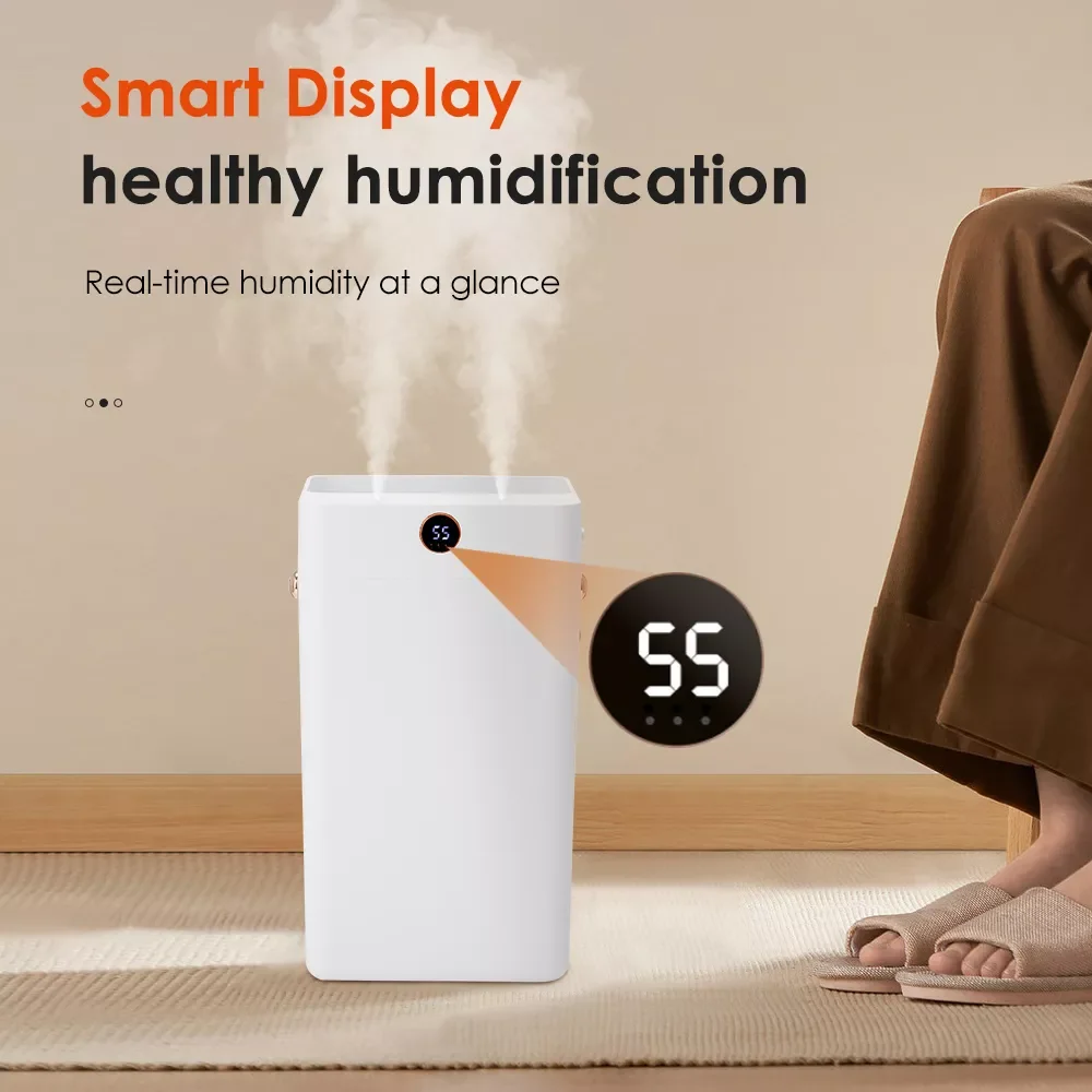 

NEW2023 3L Air Humidifier Diffuser LED Smart Ultrasonic Essential Oil Diffuser Aroma Sprayer Fragrance Diffusers Home Humificado