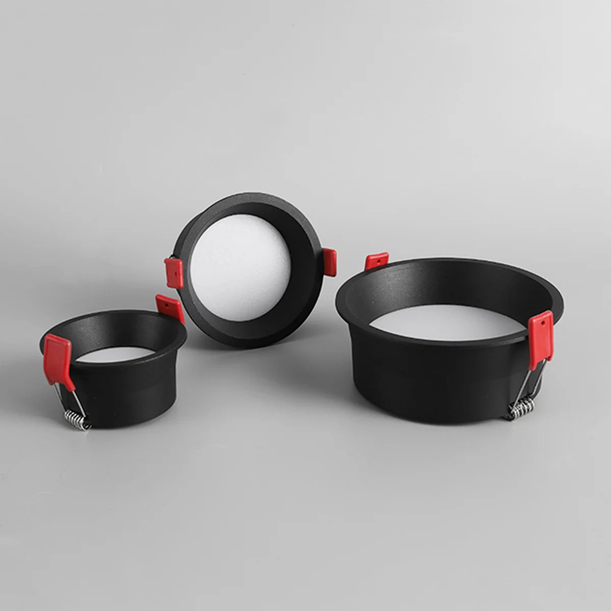 Встраиваемый светильник освесветильник антибликовый черный/белый свет 110-220 В