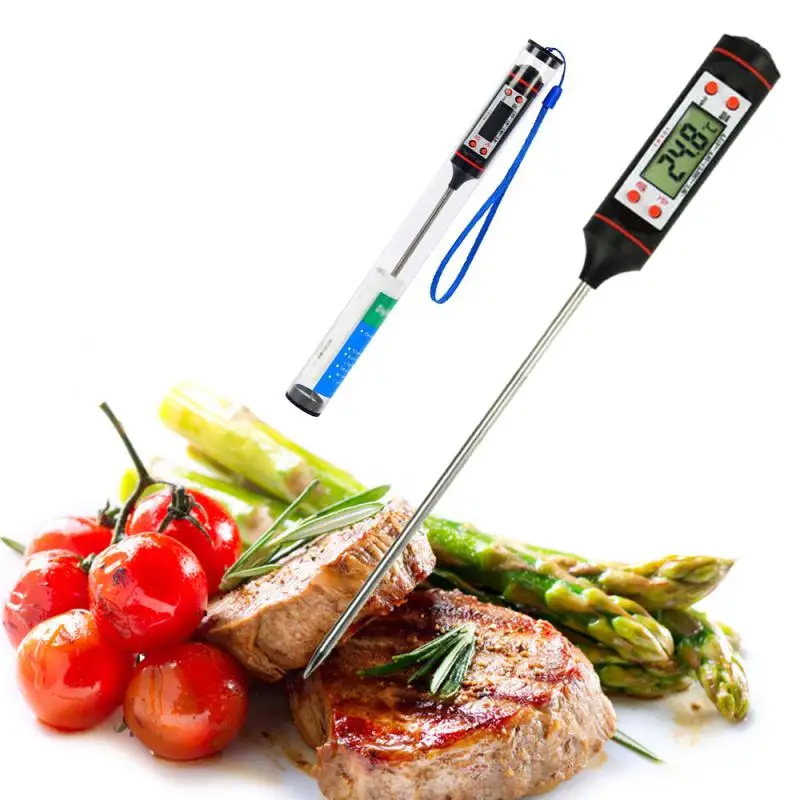 

Digital Meat Thermometer Cooking Food Kitchen BBQ Probe Water Milk Oil Liquid Oven Digital Temperaure Sensor Meter Thermocouple