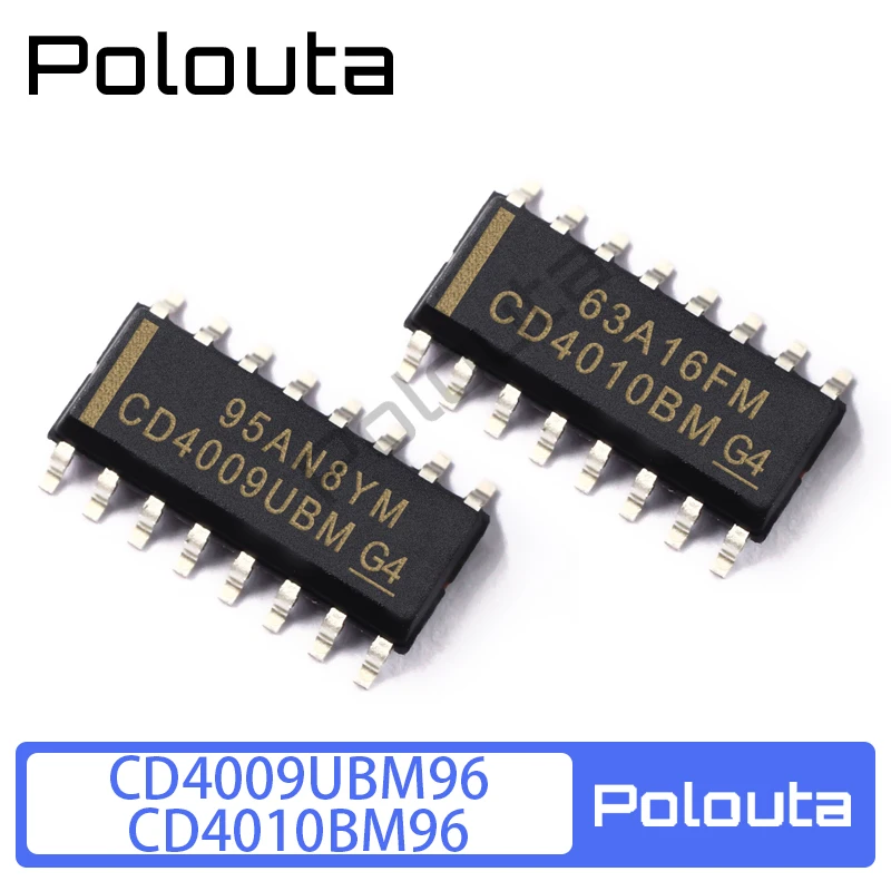 

8 Pcs CD4010BM96 CD4009UBM96 SOP16 Hexadecimal Buffer/Converter IC Acoustic Components Kits Arduino Nano Integrated Circuit