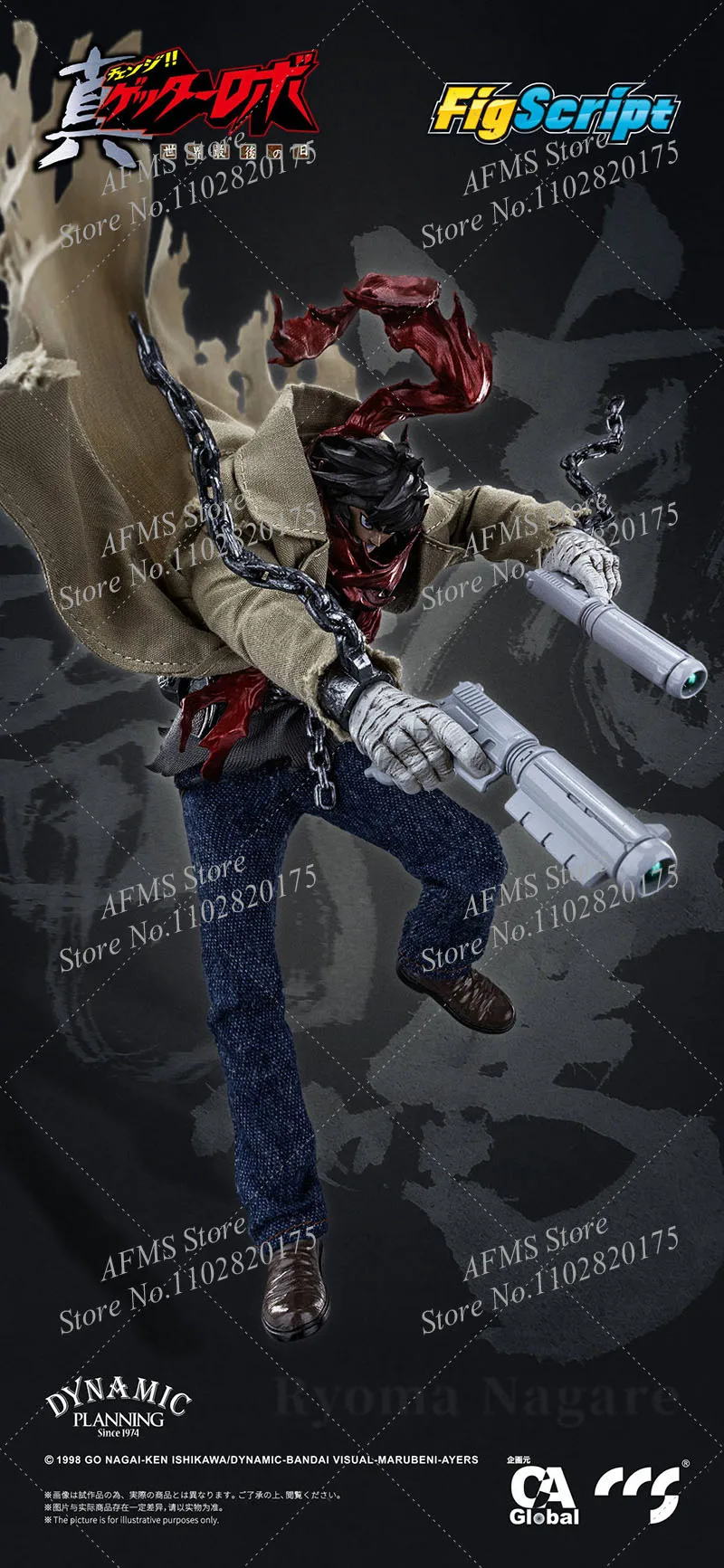 CCS TOYS FigScript 1/12 масштабная Коллекционная фигурка Nagare Ryoma робот боевой капитан