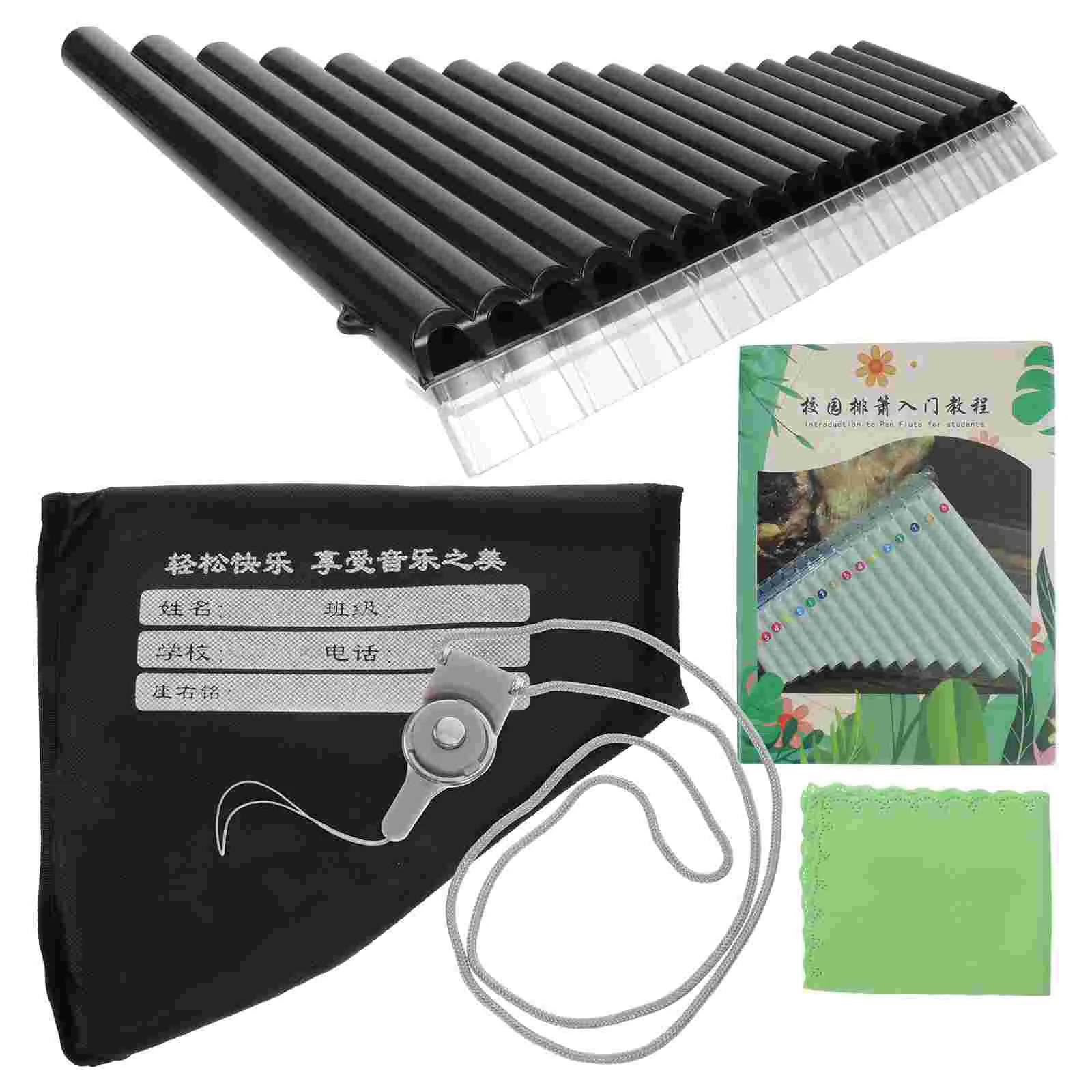 

Pan Flute Portable Panpipe Musical Instrument Traditional Exquisite 18 Pipes Key Beginner Keyboard Instruments