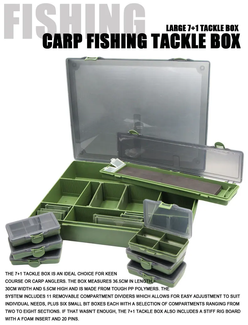 European Carp Fishing Tank Fishing Large Capacity Multi-functional Fishing Gear Accessories Storage Box Road Sub Box enlarge
