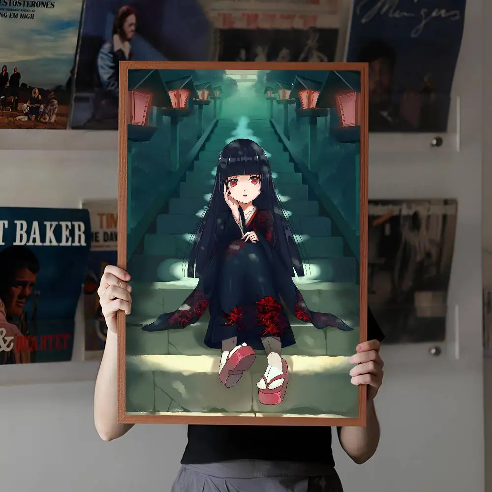 Адская девушка Jigoku Shoujo аниме постер самоклеящаяся художественная водостойкая бумажная наклейка кофейня бар комната Настенный декор (art.: 3920d2fa16293) - 3920d2fa16293