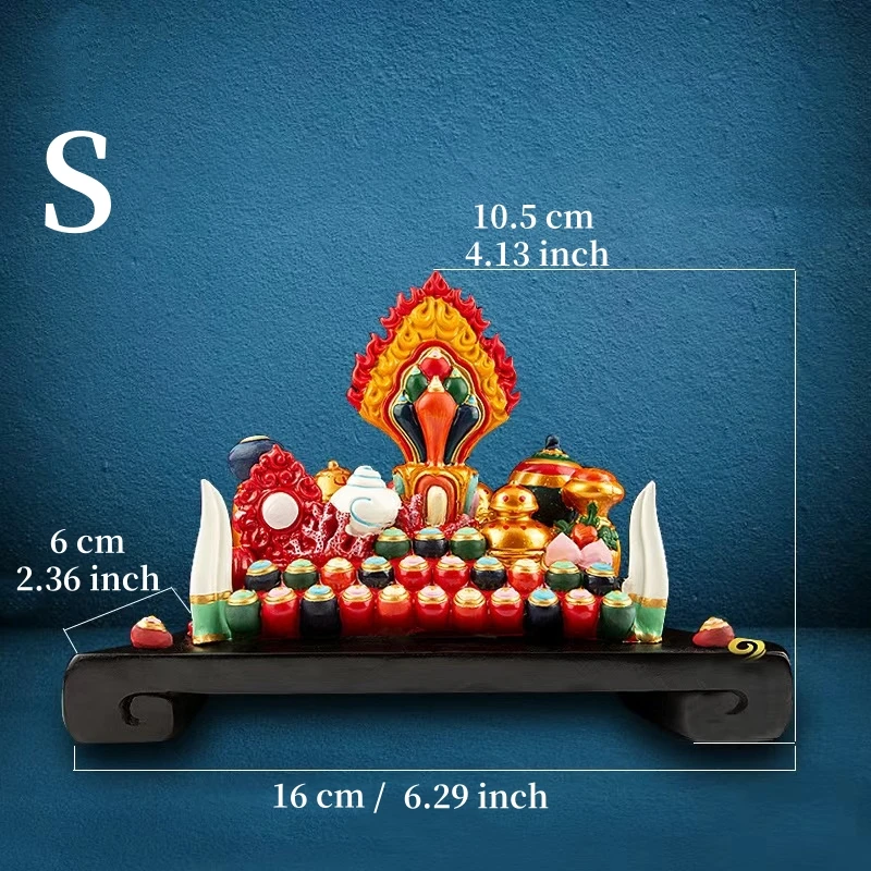 

Многоцветный буддийский трон из смолы