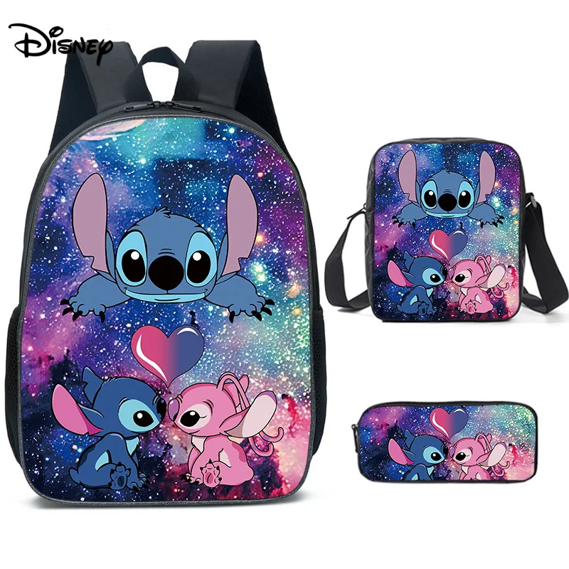 Школьный портфель с мультипликационным рисунком Disney, чехол-карандаш, вместительный рюкзак, милые сумки на плечо для девочек-подростков и де...