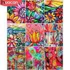 HUACAN картина по номеру цветок портрет подарок картина по номеру мультфильм наборы DIY рамка рисунок на холсте Ручная роспись