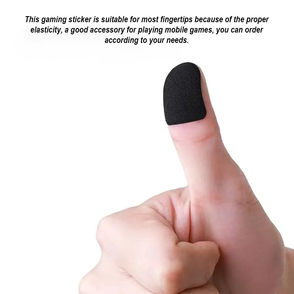 

Pack of 100 Game Fingertips Stickers Breathable Touch Screen Gaming Sticker 18Pin Sensitive Single-use Gamer Accessories Gray