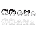 Автомобильная наклейка моя счастливая семья мама ребенок кот собака питомец Автомобили Мотоциклы украшение Виниловая Наклейка Автомобильные водонепроницаемые аксессуары