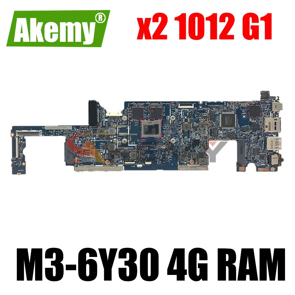 6050A2748801-MB-A01 For HP Elite x2 1012 G1 Laptop motherboard With M3-6Y30 CPU 4GB RMB 100% Test OK