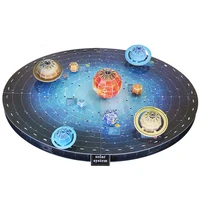 146pcs 3d solar system puzzle set planet board game paper diy jigsaw learning education science toy kids birthday gift
