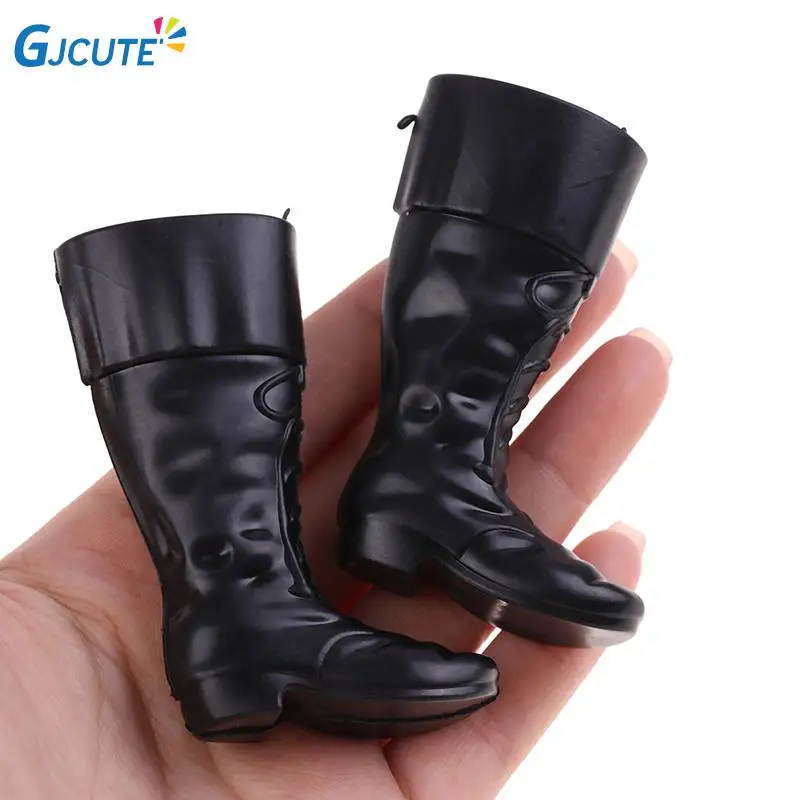 

1:6 1:12 Fashion Boots Hand Made PU Leather Shoes Dolls Shoes Doll Accessories