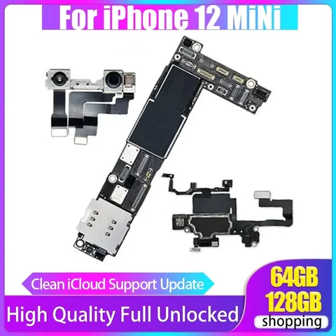 Хорошая протестированная материнская плата для iPhone 12, мини-пластина, основная плата Face ID, 100% разблокированная материнская плата с полным чипом, поддержка обновления IOS