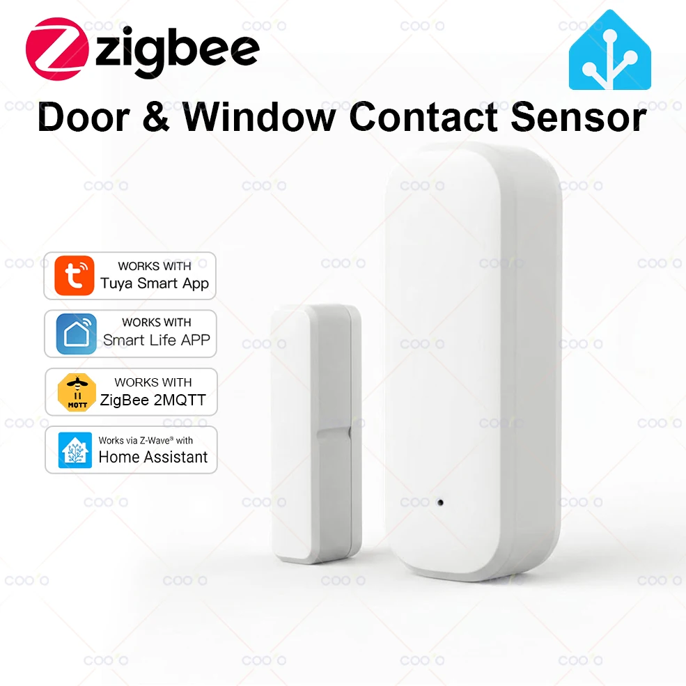 

Умный датчик открытия/закрытия двери/окна coolo Zigbee 3.0