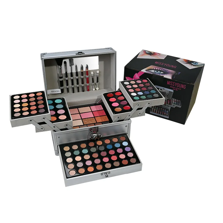 Makeup Kit All-in-one Makeup Gift Set for Women Full Kit Include Makeup Brush Eyeshadow Palette Lip Gloss Set Lipstick Eyepencil