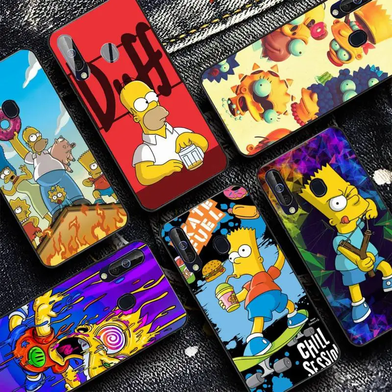 

Disney The Simpsons Phone Case for Samsung Galaxy A 51 30s a71 Soft Silicone Cover for A21s A70 10 A30