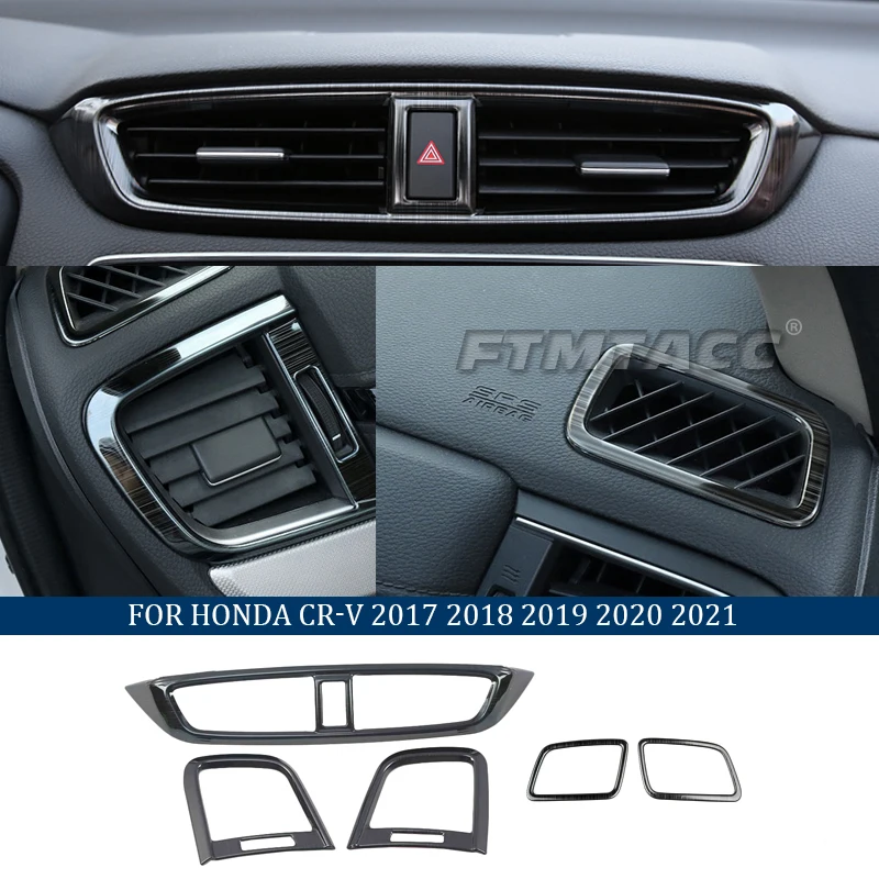 

Панель подлокотника для Honda CRV CR-V 2017 2018 2019 2020 2021, декоративная рамка для управления окошком, аксессуары для интерьера автомобиля