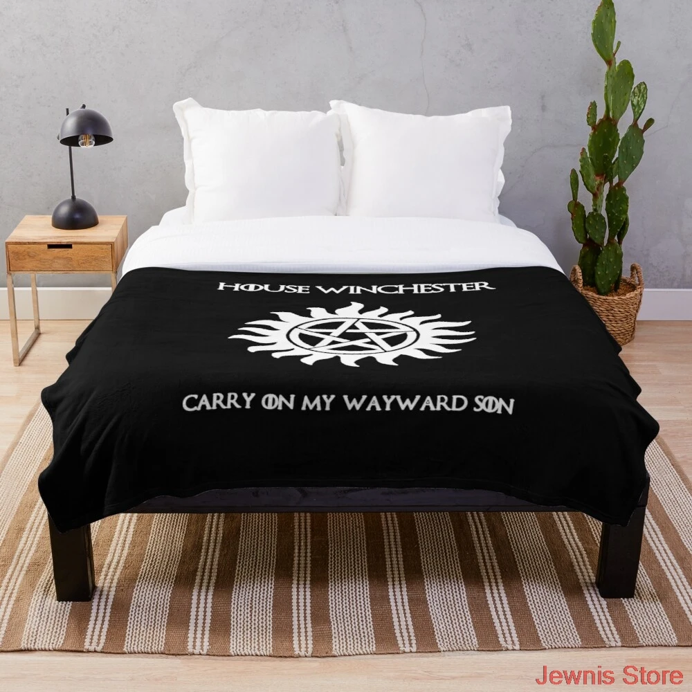 

Сверхъестественное домашнее одеяло Winchester на последний сезон, Fleeceon кровать/кроватка/диван для взрослых, для маленьких девочек и мальчиков, д...