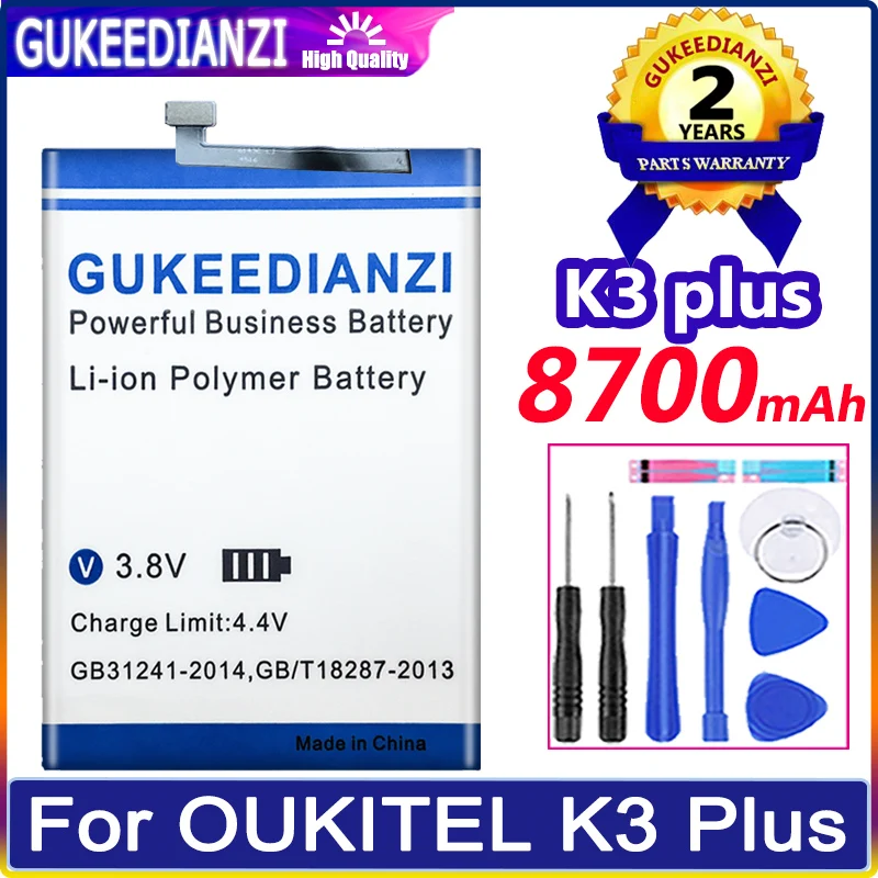 

100% Новинка для OUKITEL K3 PLUS запасные части 6068 мАч резервная батарея для смартфона OUKITEL K3 PLUS K3PLUS