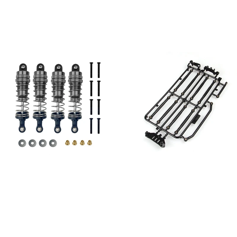 

2 комплекта автозапчастей на радиоуправлении: 1 комплект металлических амортизаторов и 1 комплект тяговых стержней, звеньев рулевого стержн...