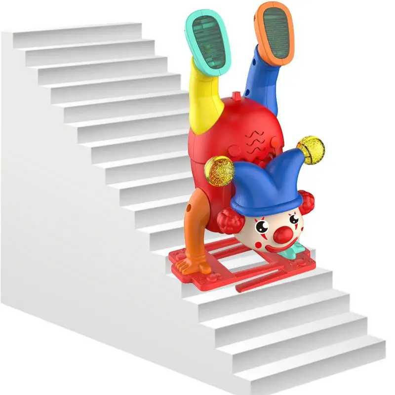 

Электрическая музыкальная танцевальная игрушка, детский клоун, ходящий на руку, игрушки с подсветкой, забавные игрушки для младенцев, интер...