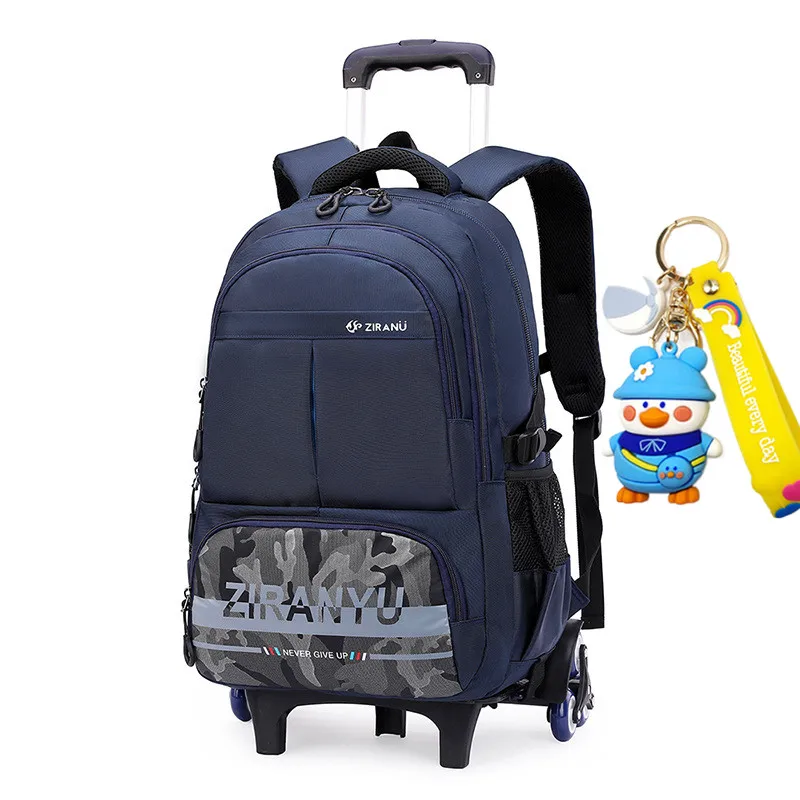 kids school Backpack Removable Children School Bags With Wheels for boys girls Kids girls Trolley Schoolbag Luggage Book Bags