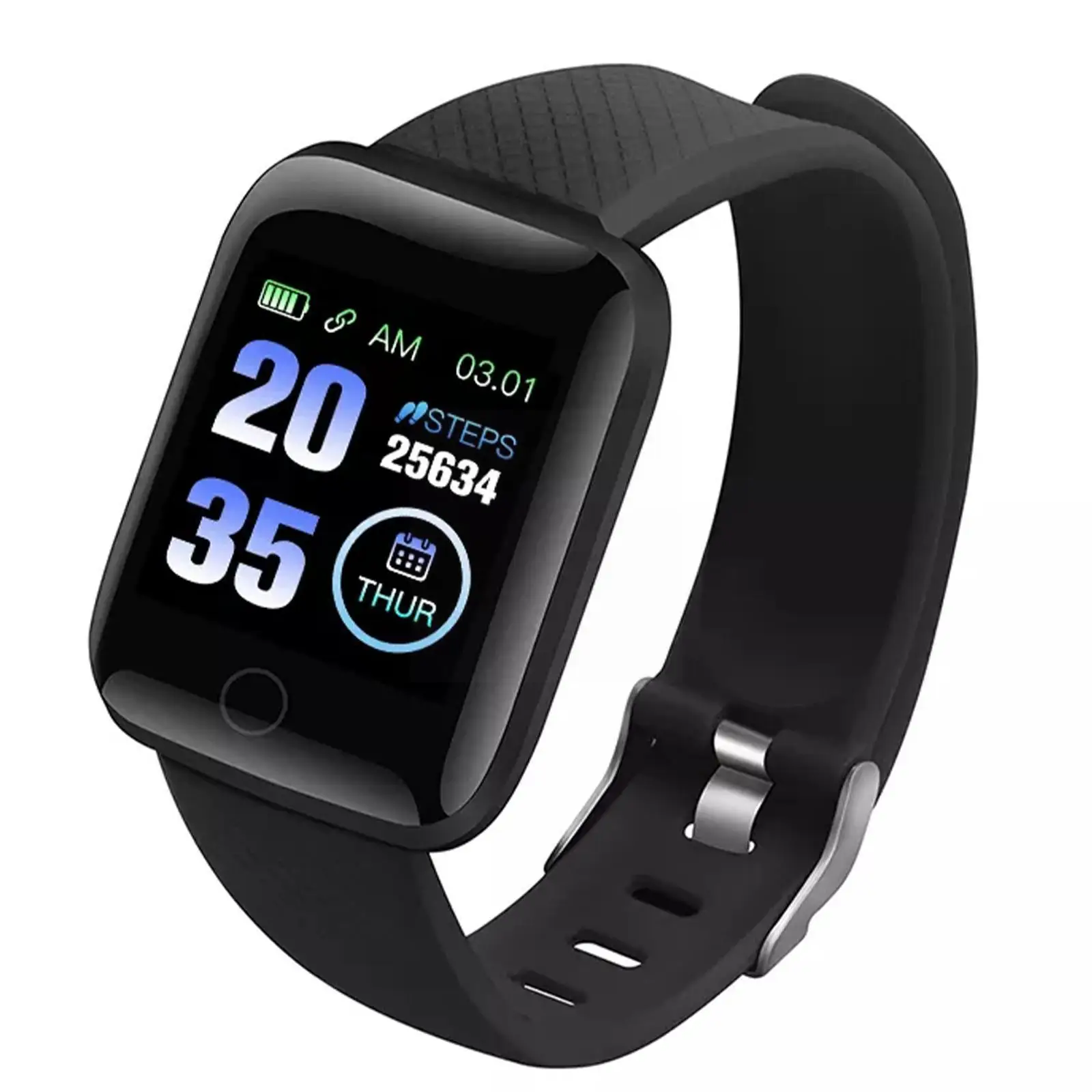 

Watch Bluetooth Fitness Tracker Sports Watch Heart Rate Monitor Blood Pressure Bracelet For Phone R5m9