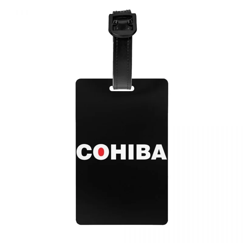 

Пользовательская бирка для багажа Cohiba сигар с именной картой, личная Обложка, идентификационная бирка для чемодана, дорожной сумки