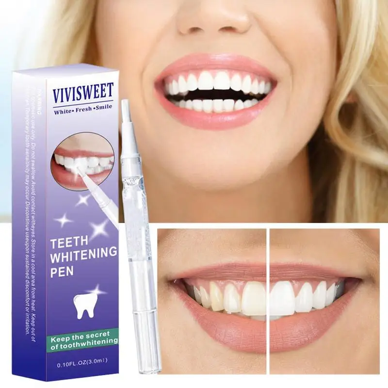 

Sdotter Teeth Whitening Pen Tooth Gel Whitener Bleach Instant Smile Teeth Whitener Pen Remove Stains Cleaning Tooth Pen Beauty H