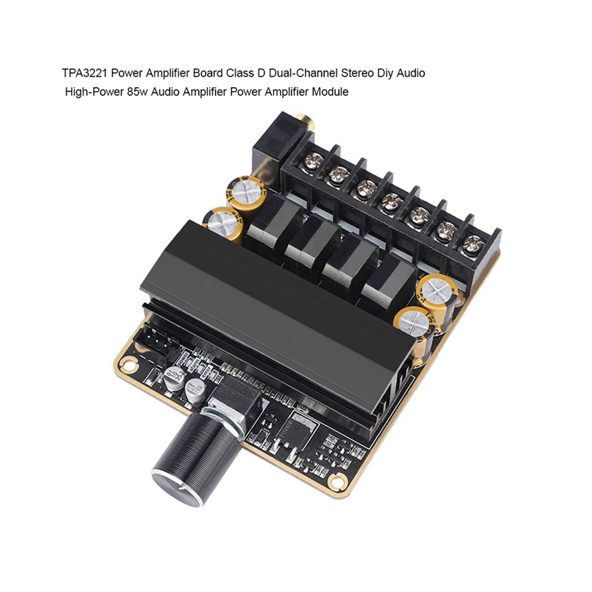 TPA3221 удобная двухканальная Плата усилителя класса D 85 Вт модуль стерео звука