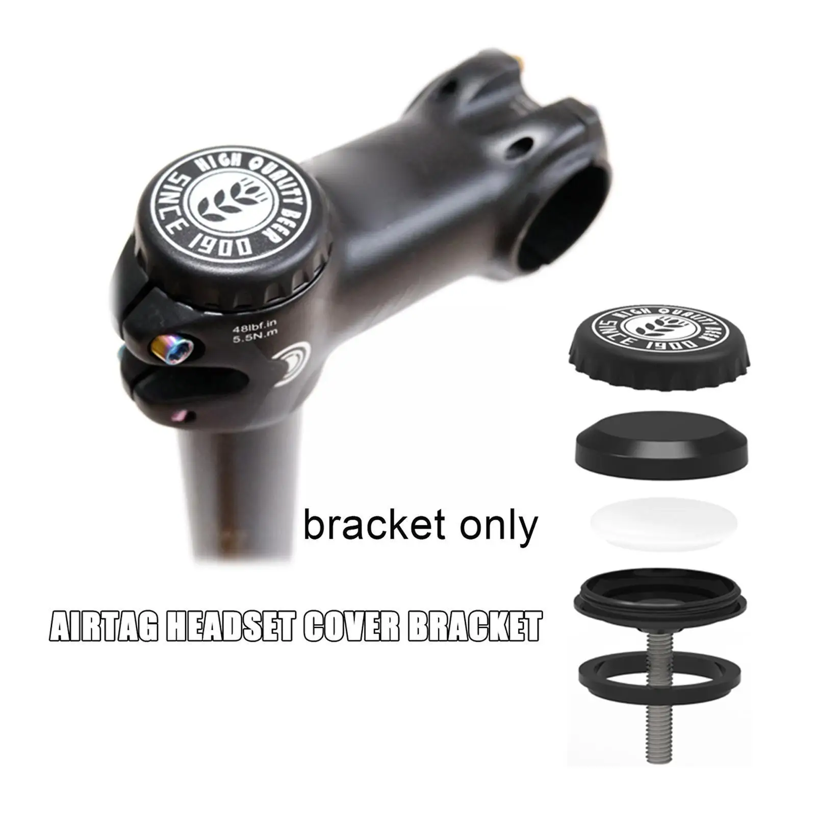 

Protective For Airtag Bike Mount Bracket Attachment Silicone Sleeve Keychain Locator Tracker For Airtag Headset Cover Q3y6