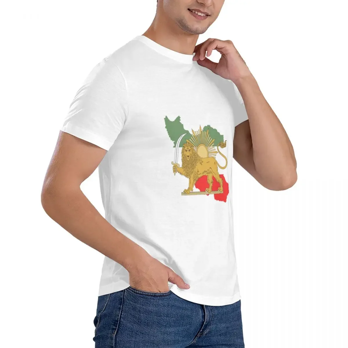 Иран Персия карта и флаг-знаковая надпись льва солнца для персидской