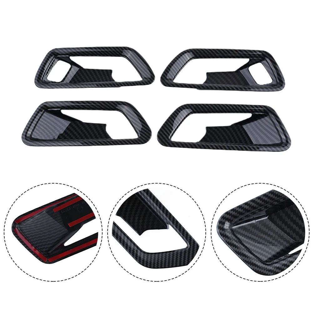 

Bowl Trim Cover Hanle Frame Prevent Scratch And Abrasion Car Accessories Carbon Fiber Cover Existing Scratches