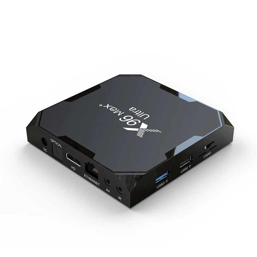 ТВ-приставка X96 Max Plus Android 11 Amlogic S905X4 поддержка AV1 8K двойной Wi-Fi BT Youtube медиаплеер 4 Гб