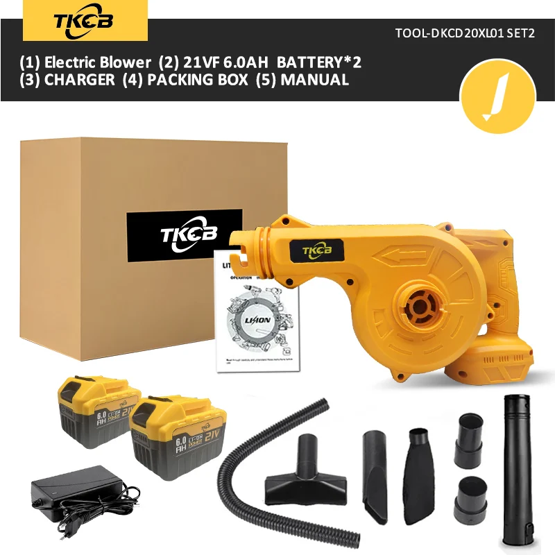 

Беспроводная воздуходувка TKCB 2 в 1 для аккумулятора Makita 18 В