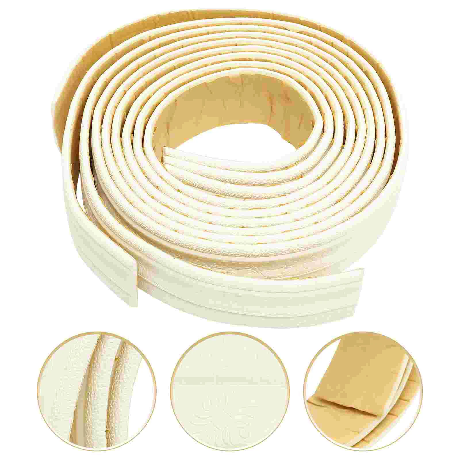 

3 Rolls of Wall Trim Skirting Border 3D Embossed Pattern Skirting Wallpaper Border