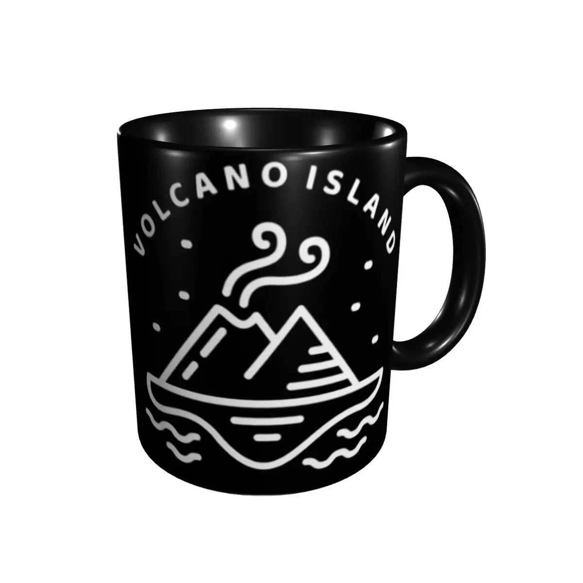 

Promo Tonga Volcano Island Mugs Top Quality Cups Mugs Print Humor Graphic Lava multi-function cups