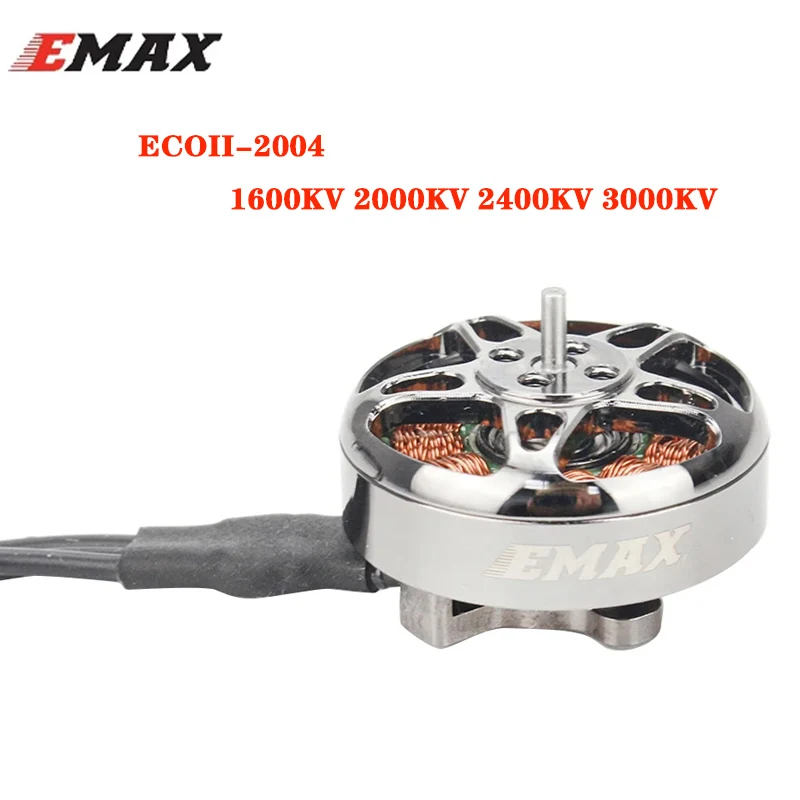 Новый EMAX ECOII-2004 бесщеточный двигатель с поддержкой 4S-6S FPV, пересекающая машина, высокоэффективный гоночный двигатель для радиоуправляемого гоночного дрона