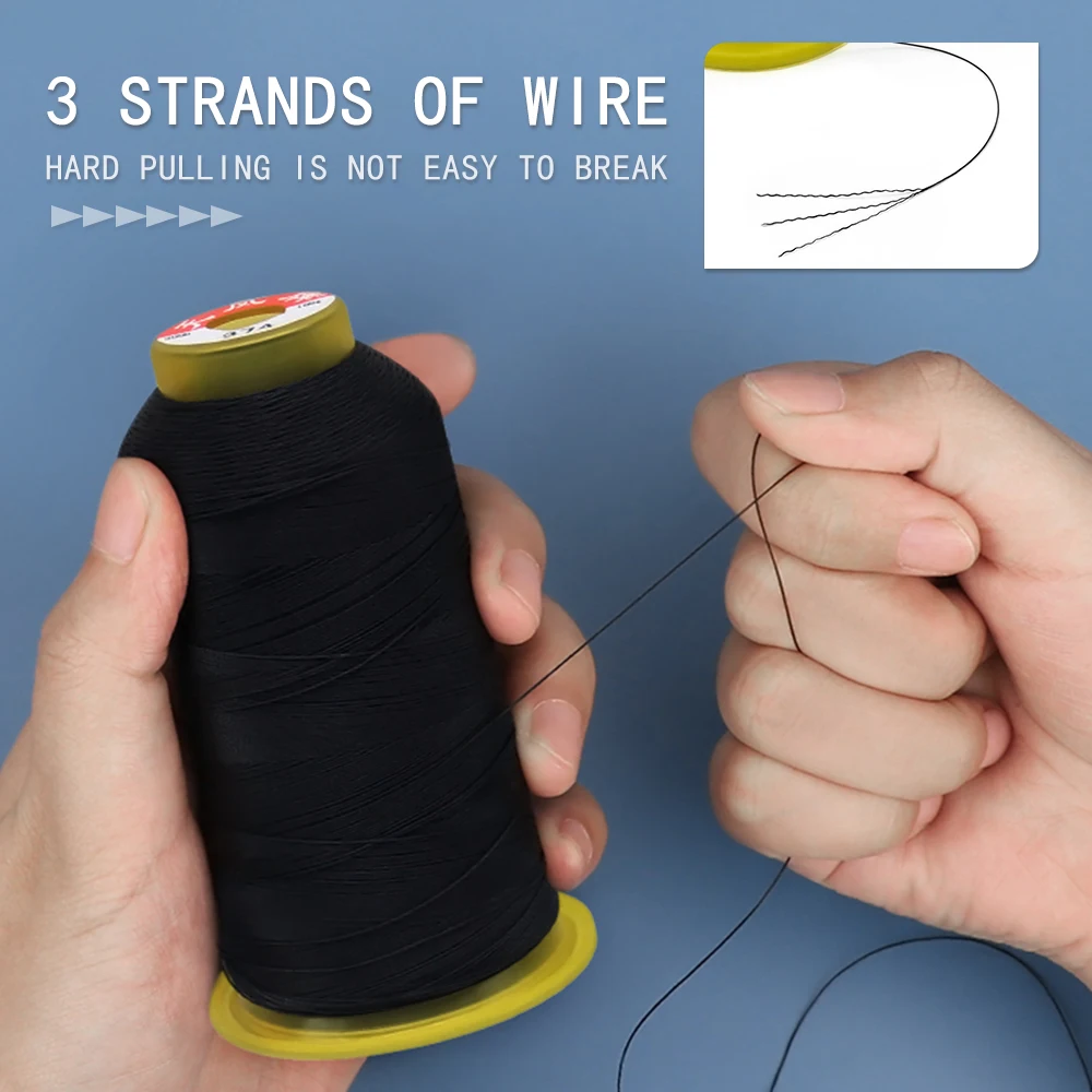 Высококачественная брендовая высокопрочная нить 800 м 300D/3 для швейной машины