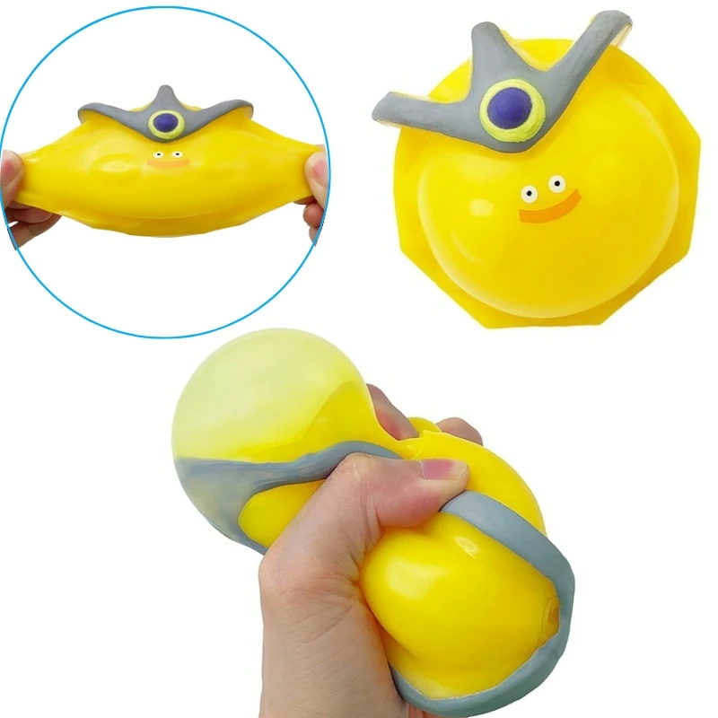 

Сжимаемая игрушка-антистресс 7,5 см, кавайная игрушка-антистресс Mochi, мяч-сжималка для взрослых и детей, смешной подарок, выражение эмоций, мя...