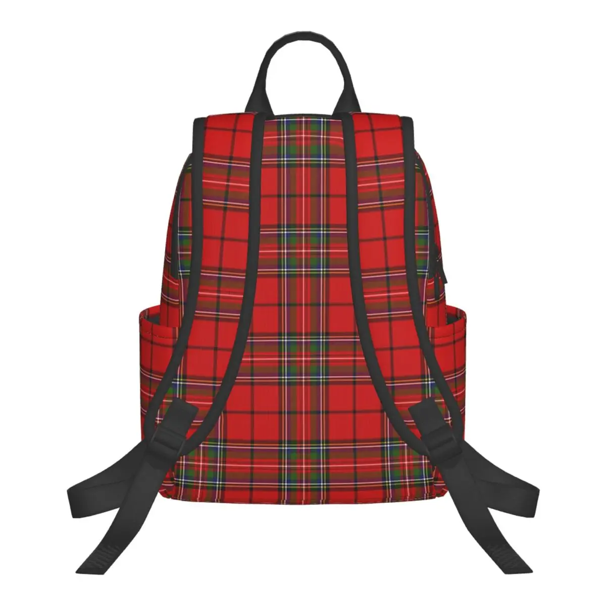 Фото Красный клетчатый рюкзак Royal Stewart Of Galloway Tartan, студенческая сумка для книг, детская школьная сумка, сумки на плечо для ноутбука, мужские и женские сумки №5